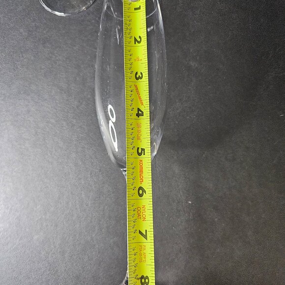 Krosno Poland Elegant Stemmed Flute Wine Champagne Glasses Set of 6 NIB - Picture 7 of 11